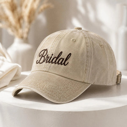 Custom Embroidered Bachelorette Hat, Personalized Cap, Bridesmaid Gift, Gift For Bride, Bachelorette Party, Bridal Party Gift