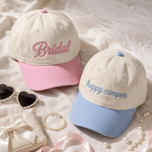Custom Embroidered Bride Hat, Future Mrs Cap, Bridal Shower Gift, Bachelorette Party Hat, Personalized Wedding Gift, Honeymoon Cap