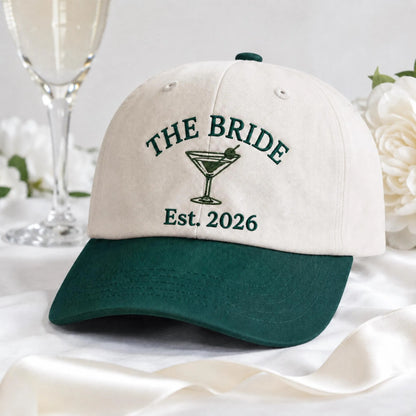 Custom Embroidered Hat, Personalized Baseball Cap, Custom Text Hat, Bachelorette Party Gift, Bride Hat, Bridesmaid Gift, Custom Bride Gift