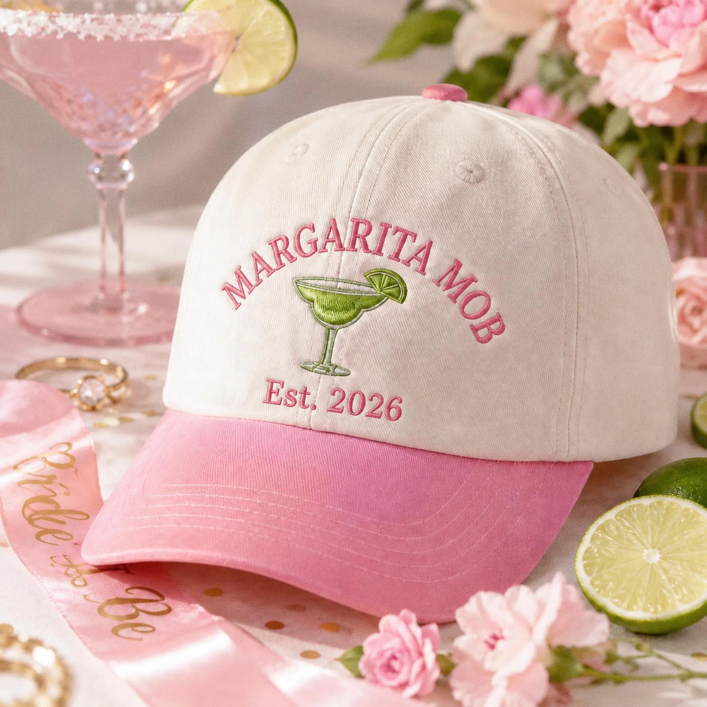 Custom Embroidered Hat, Personalized Baseball Cap, Custom Text Hat, Bachelorette Party Gift, Bride Hat, Bridesmaid Gift, Custom Bride Gift