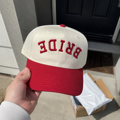 Custom Embroidered Hat, Upside Down Snapback, Personalized Flat Embroidery Cap, Custom Text Hat, Two Tone Trucker, Retro Cap