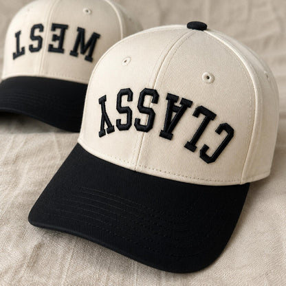 Custom Embroidered Hat, Upside Down Snapback, Personalized Flat Embroidery Cap, Custom Text Hat, Two Tone Trucker, Retro Cap