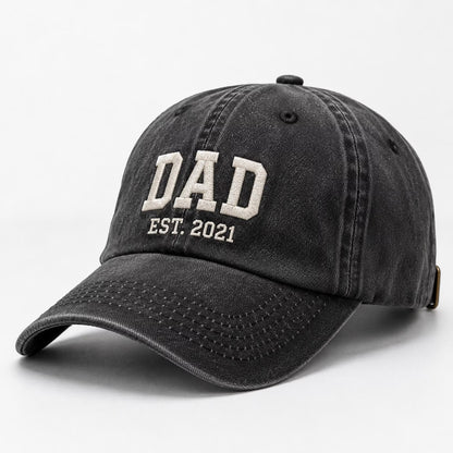Custom Embroidered Mom Dad Hat, Est 2026 Baby Announcement Cap, New Parent Gift, Personalized Baseball Cap, Pregnancy Reveal Couple Hats