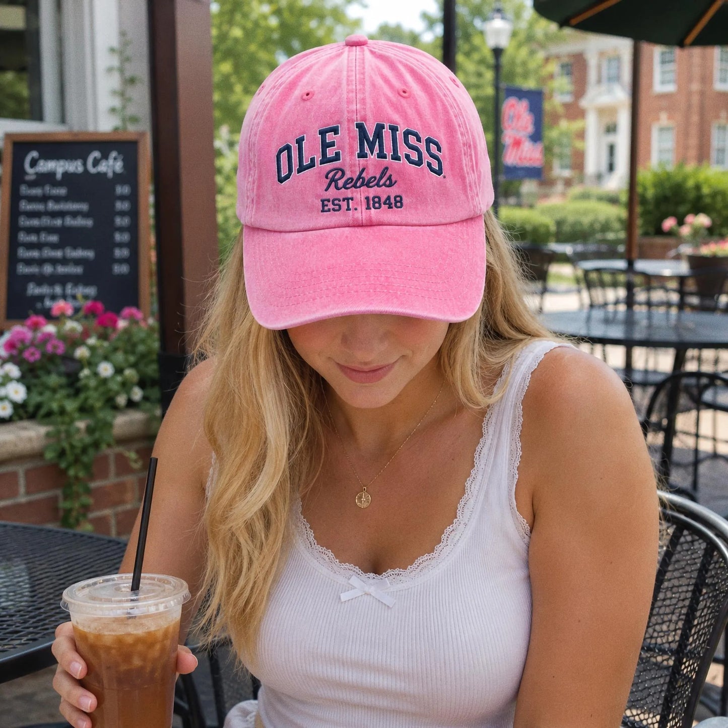 Custom University Hat, Embroidered College Cap, Vintage Wash Dad Hat, Game Day Apparel, School Spirit Gift, Tailgate Baseball Cap