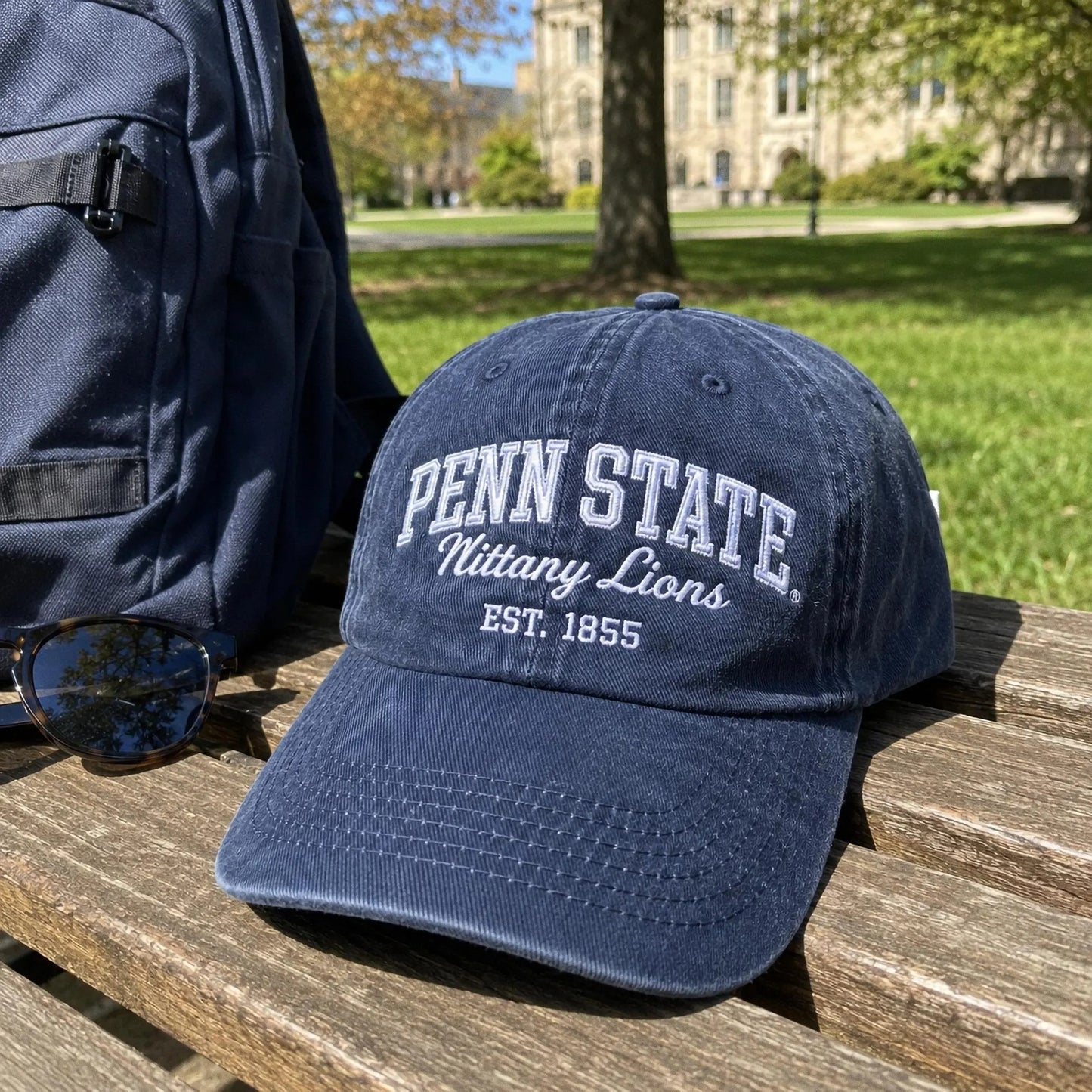 Custom University Hat, Embroidered College Cap, Vintage Wash Dad Hat, Game Day Apparel, School Spirit Gift, Tailgate Baseball Cap