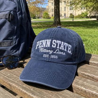 Custom University Hat, Embroidered College Cap, Vintage Wash Dad Hat, Game Day Apparel, School Spirit Gift, Tailgate Baseball Cap