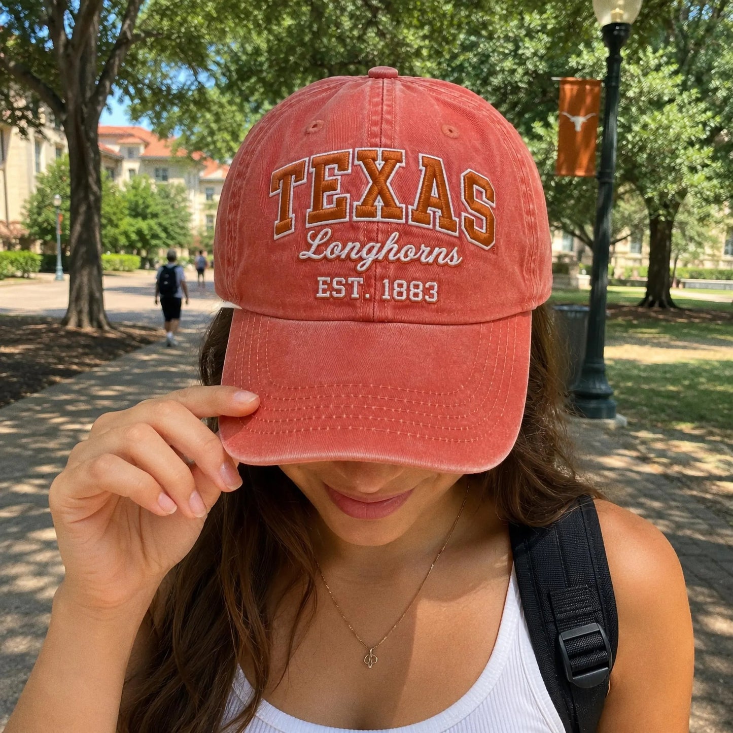 Custom University Hat, Embroidered College Cap, Vintage Wash Dad Hat, Game Day Apparel, School Spirit Gift, Tailgate Baseball Cap