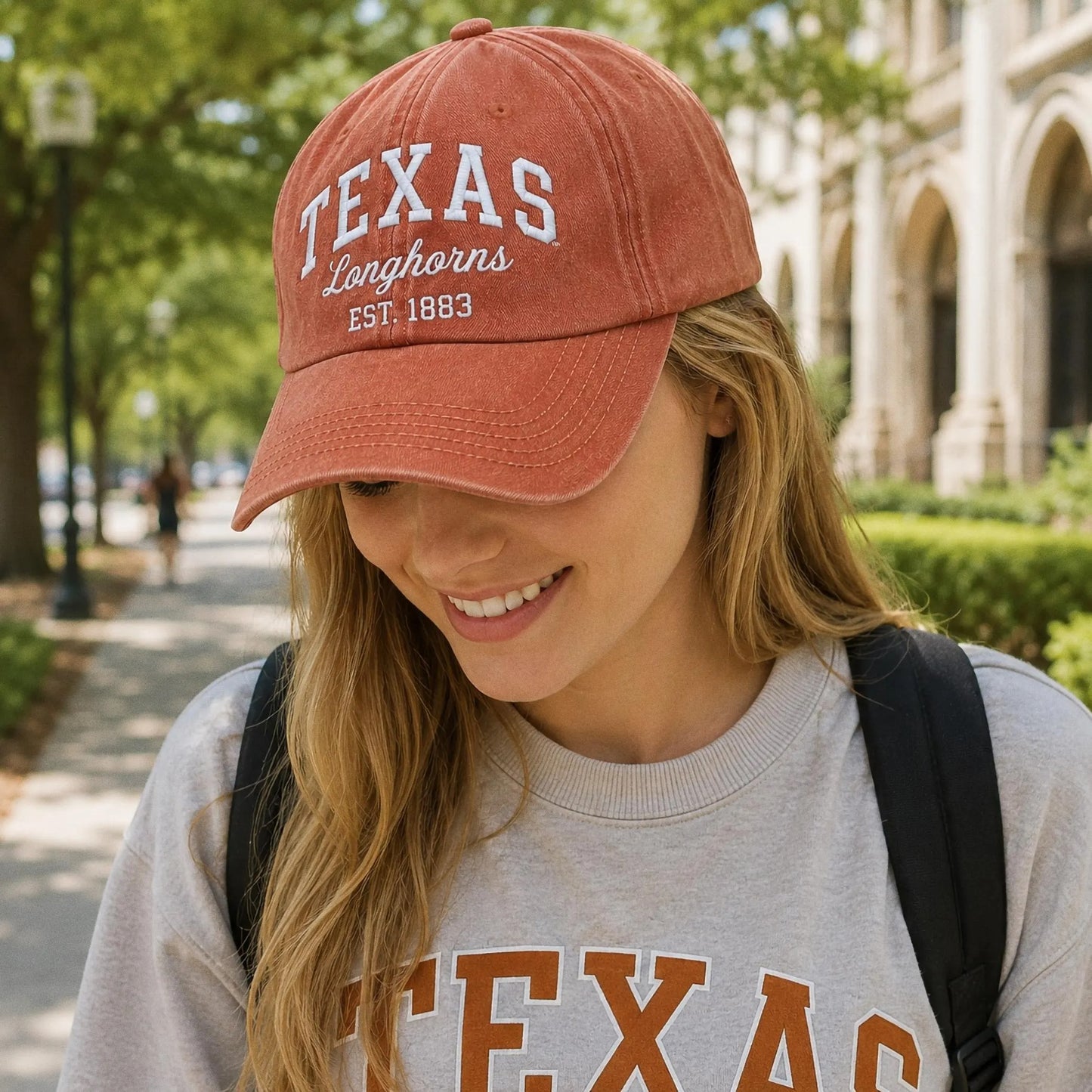 Custom University Hat, Embroidered College Cap, Vintage Wash Dad Hat, Game Day Apparel, School Spirit Gift, Tailgate Baseball Cap