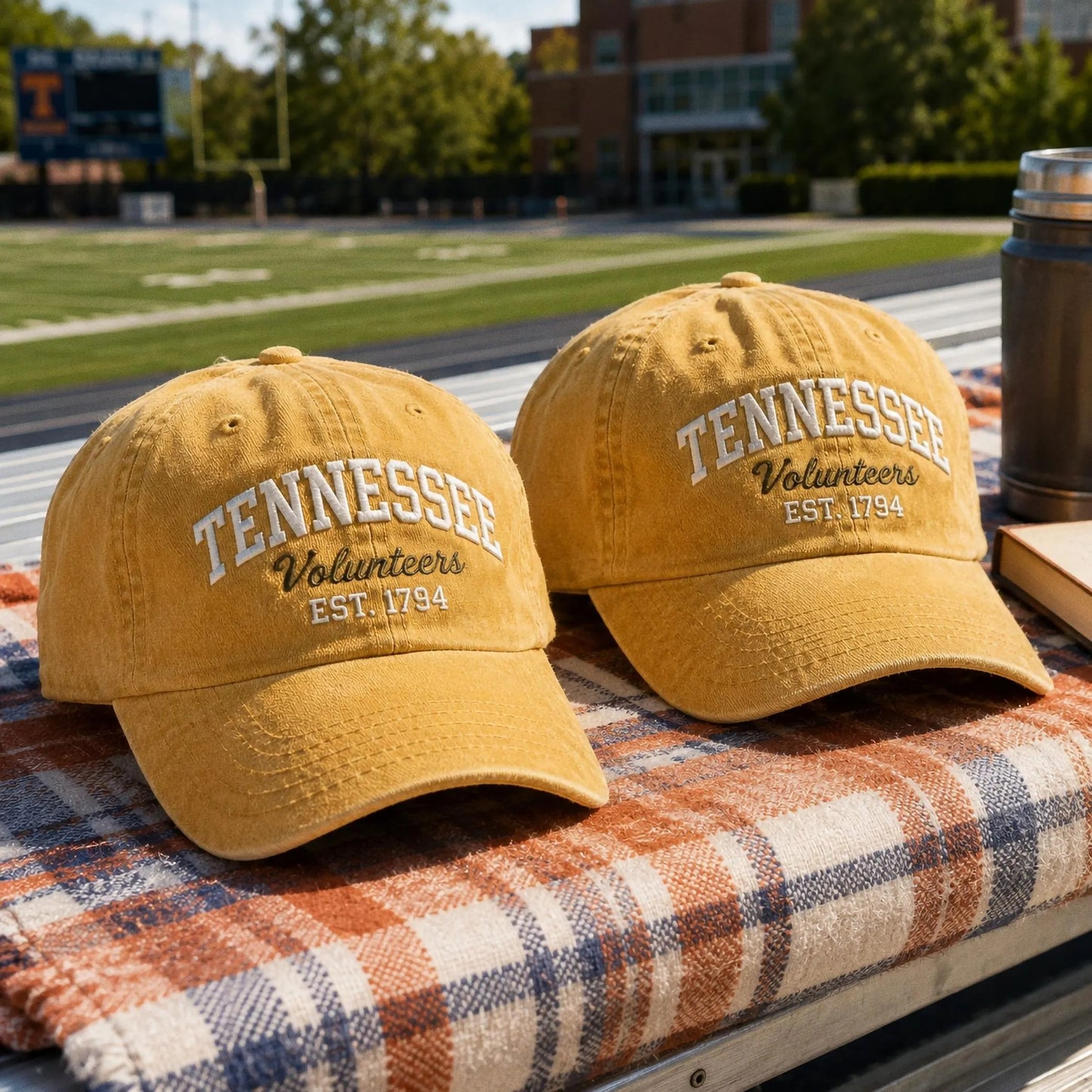 Custom University Hat, Embroidered College Cap, Vintage Wash Dad Hat, Game Day Apparel, School Spirit Gift, Tailgate Baseball Cap
