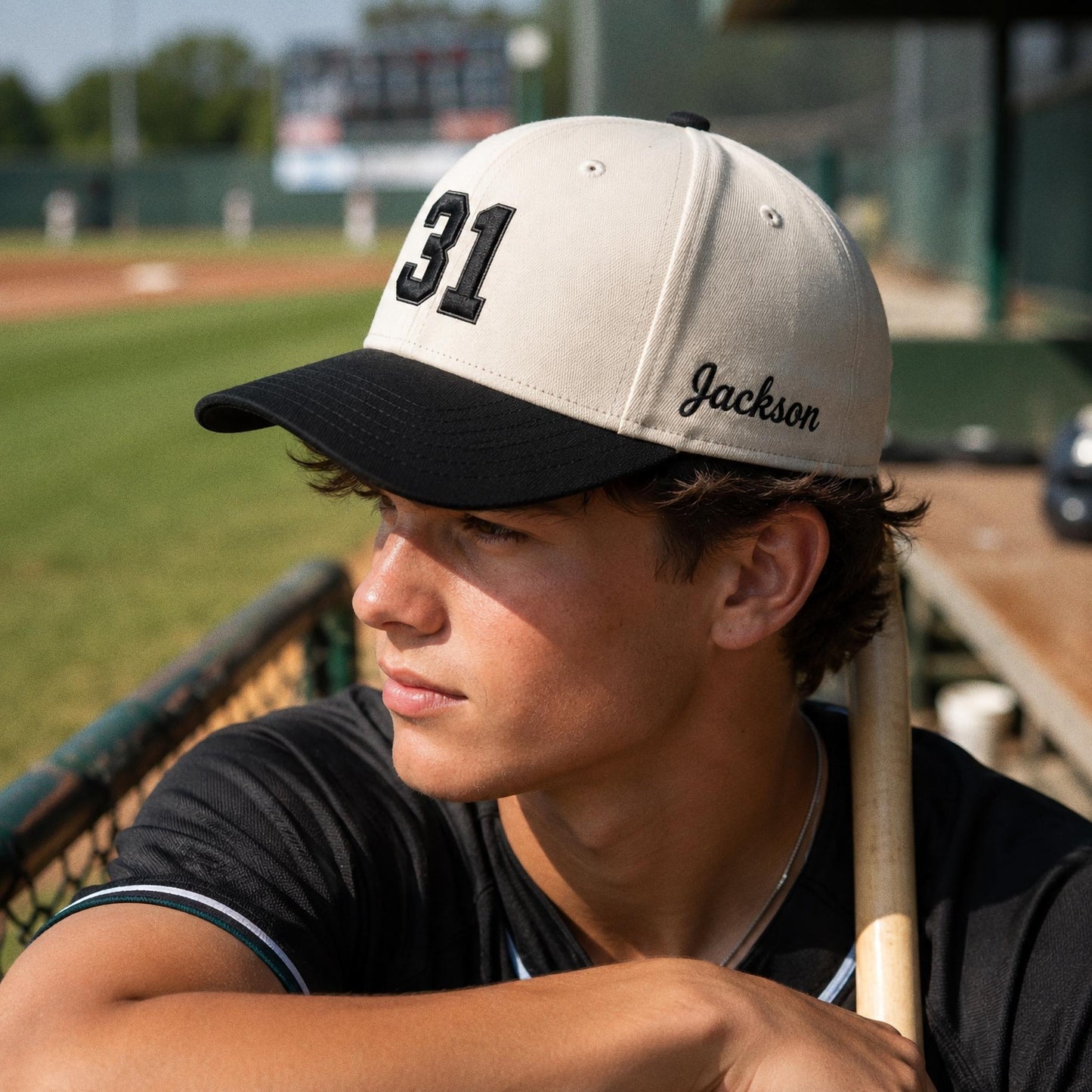 Embroidered Jersey Number Cap, Custom Number Baseball Hat, Personalized Sports Mom Gift, Game Day Baseball Cap, Team Spirit Player Hat