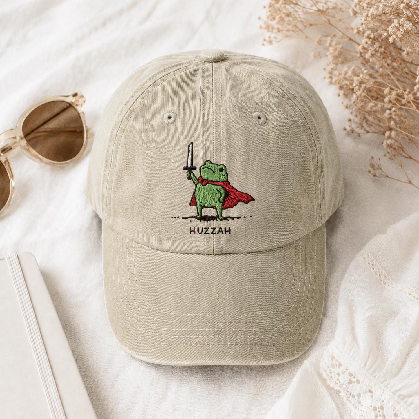 Custom Gingham Embroidered Hat, Personalized Washed Baseball Cap, Applique Name Cap, Vintage Dad Hat, Custom Embroidered Gift (Copy)