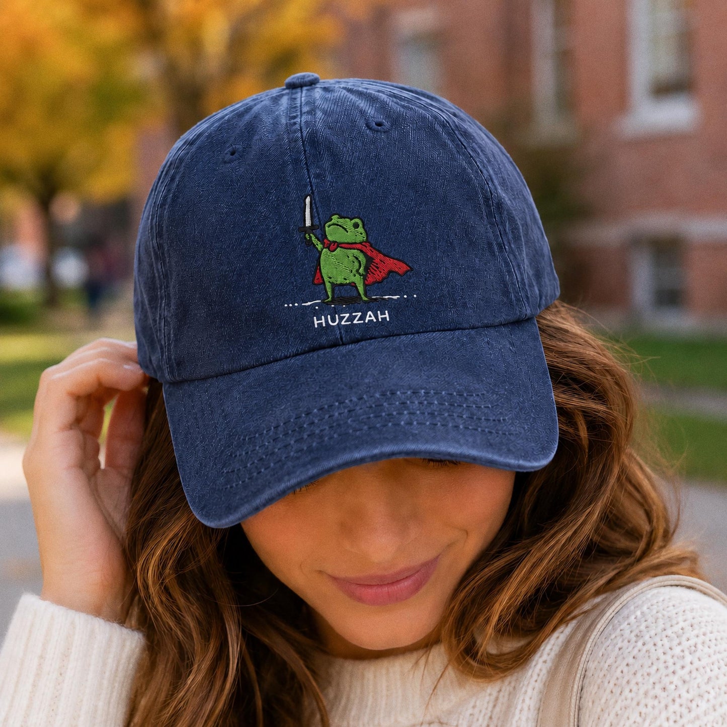 Custom Gingham Embroidered Hat, Personalized Washed Baseball Cap, Applique Name Cap, Vintage Dad Hat, Custom Embroidered Gift (Copy)
