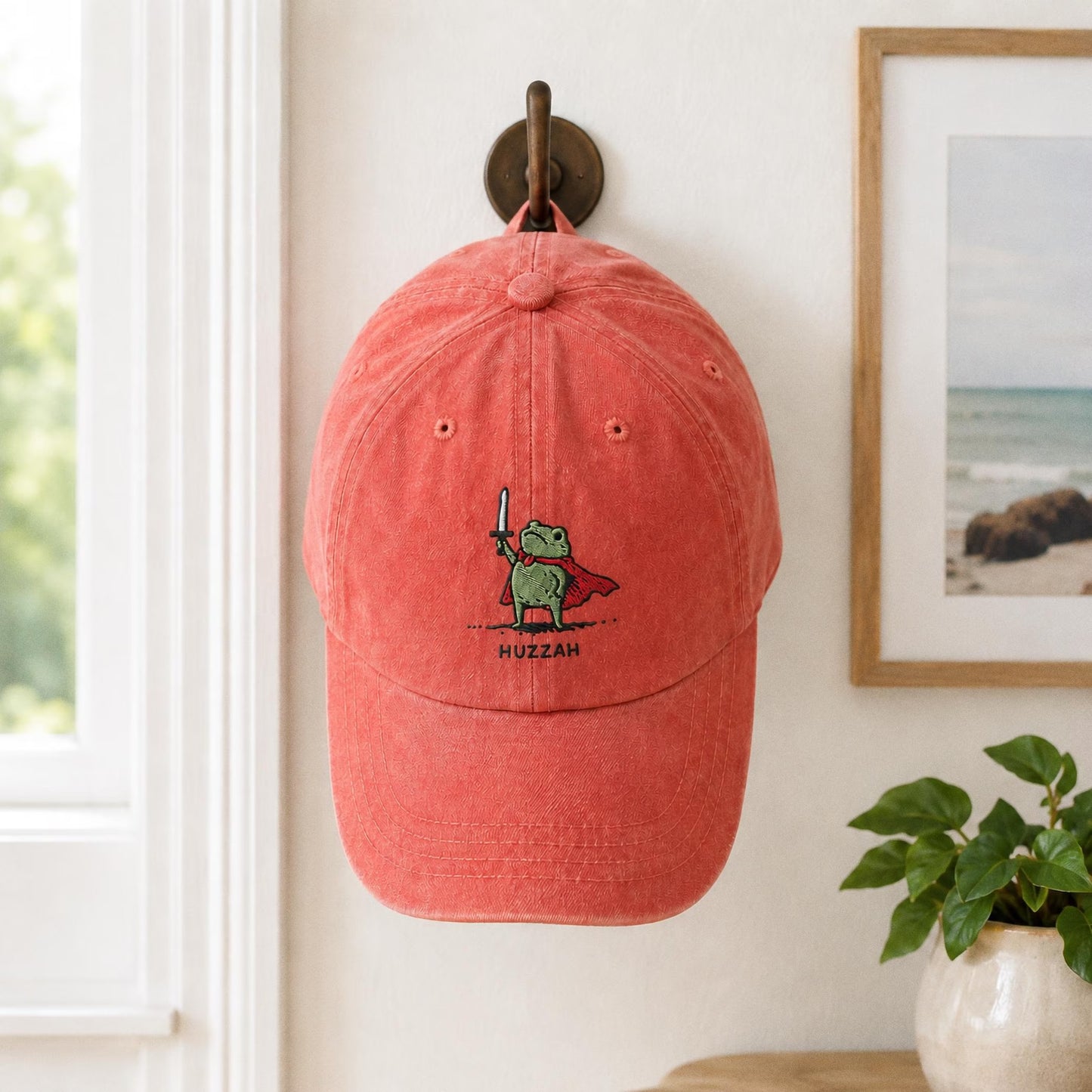 Custom Gingham Embroidered Hat, Personalized Washed Baseball Cap, Applique Name Cap, Vintage Dad Hat, Custom Embroidered Gift (Copy)