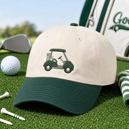 Personalized Golf Embroidered Hat, Custom Name Golf Cap, Golf Icon Hat, Golfer Gift for Men, Custom Golf Dad Hat
