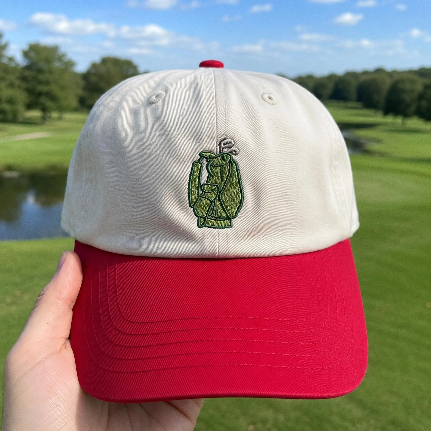 Personalized Golf Embroidered Hat, Custom Name Golf Cap, Golf Icon Hat, Golfer Gift for Men, Custom Golf Dad Hat