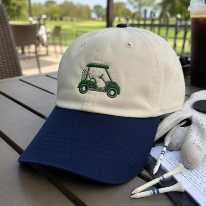 Personalized Golf Embroidered Hat, Custom Name Golf Cap, Golf Icon Hat, Golfer Gift for Men, Custom Golf Dad Hat