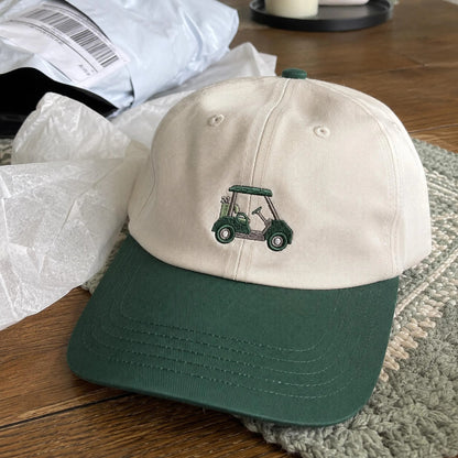 Personalized Golf Embroidered Hat, Custom Name Golf Cap, Golf Icon Hat, Golfer Gift for Men, Custom Golf Dad Hat