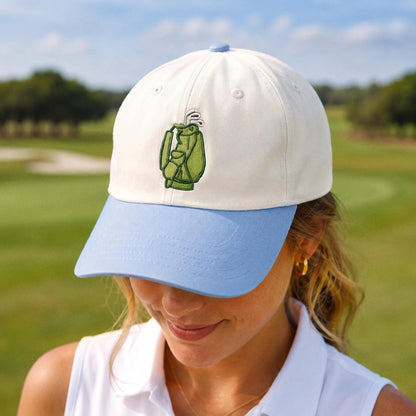 Personalized Golf Embroidered Hat, Custom Name Golf Cap, Golf Icon Hat, Golfer Gift for Men, Custom Golf Dad Hat