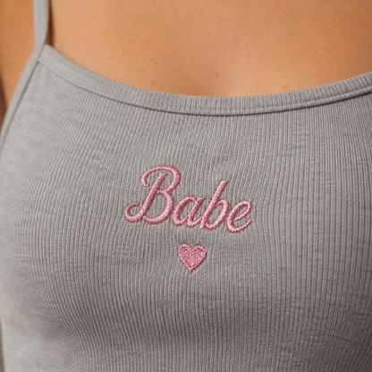 Custom Embroidered Tank Top, Personalized Ribbed Bride Shirt, Bachelorette Party Outfit, Bridal Shower Gift, Wedding Weekend, Bridesmaid Top